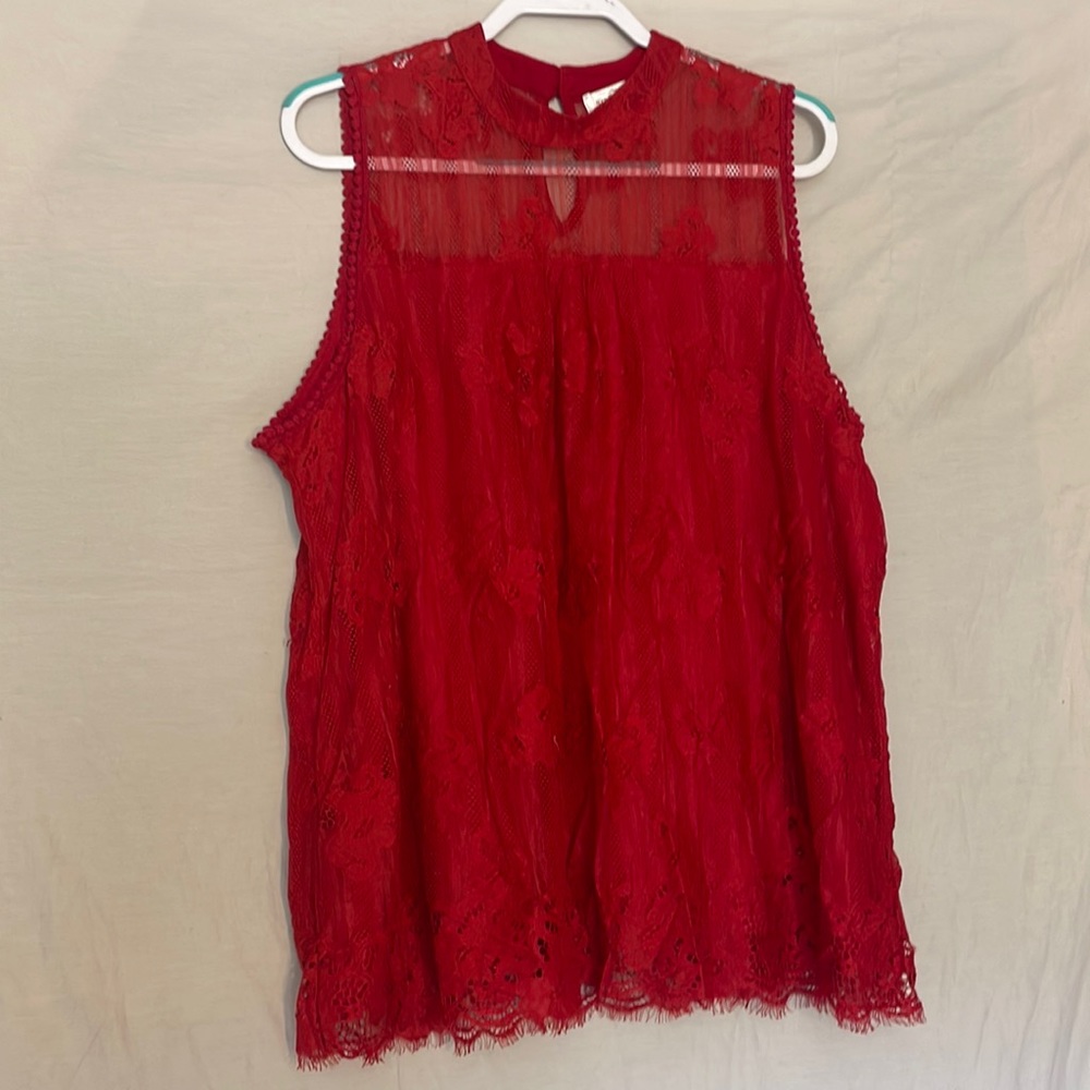 Eve and Maddie red top